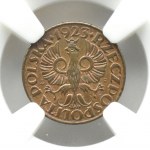 Polska, II RP, 1 grosz 1923, Warszawa, NGC MS64 BN