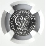 Polska, PRL, 10 groszy 1981, Warszawa, NGC MS65