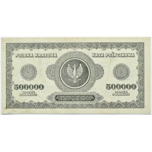 Polen, Zweite Republik, 500000 Mark 1923, Serie I, Warschau