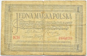 Polska, II RP, 1 marka 1919, Warszawa, I seria ICH