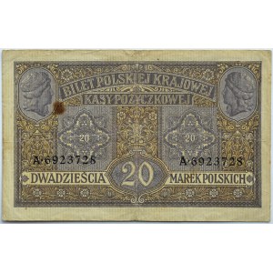 Polska, II RP, 20 marek 1916 Generał, seria A