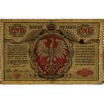 Poland, Second Republic, 20 marks 1916 General, series A