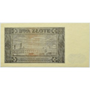 Polska, RP, 2 złote 1948, Warszawa, seria CF, UNC