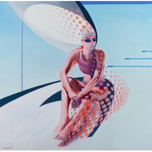 Rafał Knop (ur. 1970, Żywiec), Madame Vangel 25 Swimming Pool, 2022