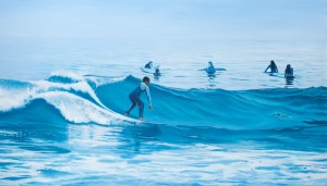 Maciej Majewski (ur. 1977, Rybnik), The Blue Surfer, 2020