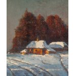 Wiktor Korecki (1890 Kamieniec Podolski - 1980 Milanówek k. Warszawy), Krajobraz zimowy