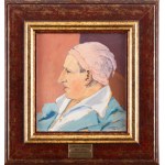 Ludwik de Laveaux (1891 Frysztak - 1969 Londyn), Portret mężczyzny w szlafmycy