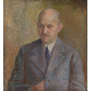 Zbigniew Pronaszko (1885 Derebczyn - 1958 Kraków), Portret Gustawa Bartke, lata 50. XX w.