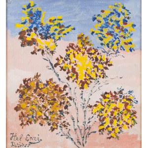 Helena Berlewi (Hel Enri) (1873 - 1970 ), Kompozycja roślinna, 1955
