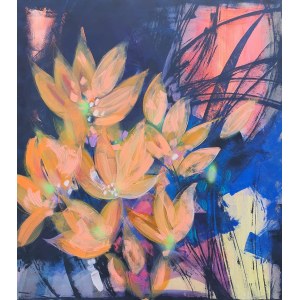 Karolina Kasprzak, Orange water lilies, 2018