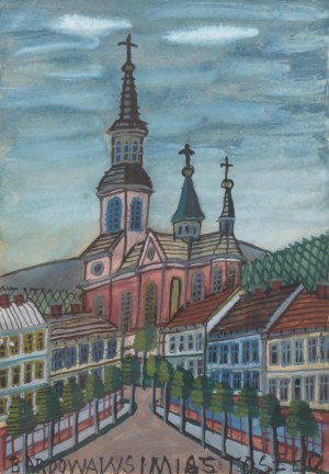 Nikifor Krynicki (1895 Krynica Zdrój - 1968 Folusz), Miastoseło