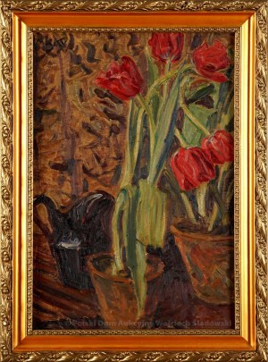 Ludwik Misky (1884 - 1938), Czerwone tulipany