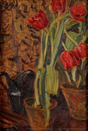 Ludwik Misky (1884 - 1938), Czerwone tulipany