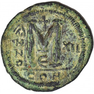 Bizancjum, Justynian I 527-565. follis 539-540 (12 rok panowania), Konstantynopol