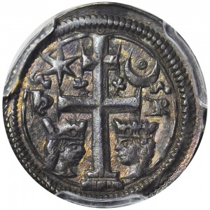 Węgry, dynastia Arpadów IV Bela (1327-70) Denar, Zagrzeb