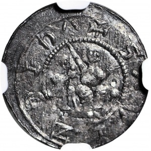 Władysław II Wygnaniec 1138-1146, Denar, Walka z lwem, R2