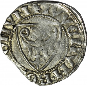 R-, Bernard II Świdnicki lub Henryk I Jaworski lub Bolko II i Henryk II, Kwartnik Lwówek 1301-1312