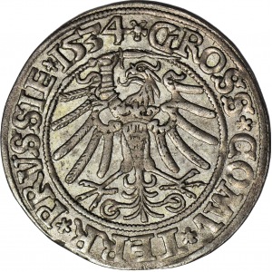 Zygmunt I Stary, Grosz 1534, Toruń, PRVSSIE/PRVSSIE