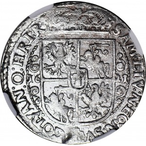 RR-, Zygmunt III Waza, Ort 1621, Bydgoszcz, PRVM, rzadka odmiana, Szatalin R4.
