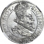 R-, Zygmunt III Waza, Szóstak 1600, Malbork, litera M, R2, menniczy
