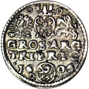Zygmunt III Waza, Trojak 1606 Kraków, T.8 mk., Iger R3
