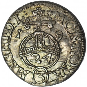 RR-, Zygmunt III Waza, Półtorak 1619, Wilno, R6