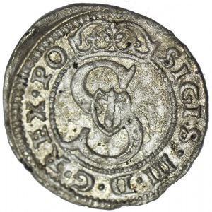 RR-, Zygmunt III Waza, Szeląg 1592, Wilno, R5