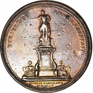 Stanisław Leszczyński, medal brąz 1755, R1