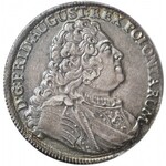R-, August III Sas, 2/3 talara 1750, Drezno, rzadki