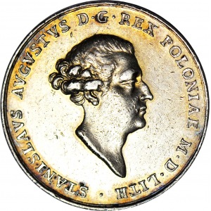 Poniatowski, Medal koronacyjny 1764, Pingo, srebro