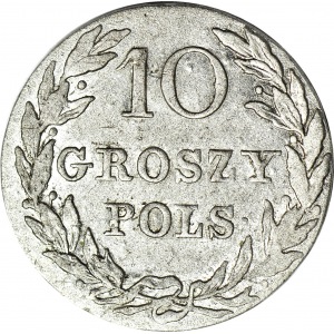 Królestwo Polskie, 10 groszy 1816 I.B., piękne
