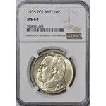 10 złotych 1935, Piłsudski, menniczy