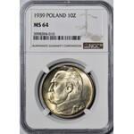 10 złotych 1939, Piłsudski, menniczy