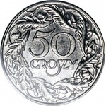 50 groszy 1938 NIKLOWANE, mennicze