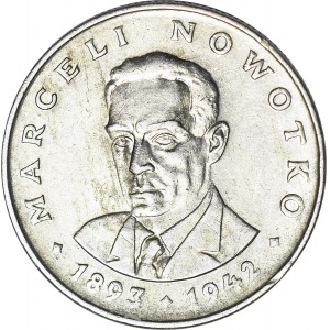 RR-, 20 złotych 1974, Nowotko, awers od PRÓBY