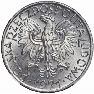 5 złotych 1971, mennicze