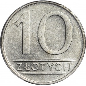 10 złotych 1987, destrukt menniczy