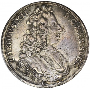 R-, Pomorze, Karol XII, 2/3 talara 1706, Szczecin, R3
