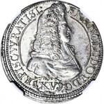 Śląsk, Księstwo Nyskie Biskupów Wrocławskich, Franciszek Ludwik, 15 krajcarów 1694 LP-H, Nysa, mennicze