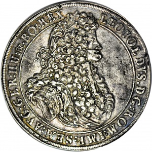 R-, Śląsk, Leopold I, Talar 1695, CB, Brzeg