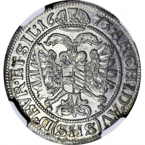 Śląsk, Leopold I, Wrocław, 6 krajcarów 1673, BVR.ET.SIL:, mennicze