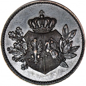 Medalik patriotyczny 1917, mosiądz