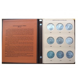USA, Kolekcja trzydziestu monet 1 dolar Liberty
