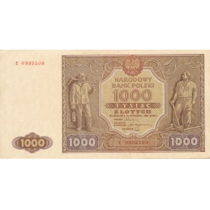 1000 złotych 1946, ser. E
