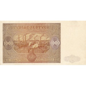 1000 złotych 1946, ser. Bw.