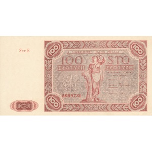 100 złotych 1947, ser .E