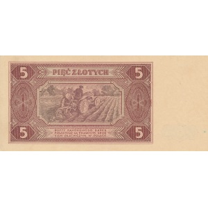 5 złotych 1948, ser. AN