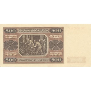 500 złotych 1948, ser. BC
