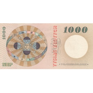 Nie wprowadzone do obiegu, 1000 złotych 1962, ser. A0000000