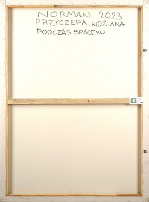 Norman Leto (1980-), Przyczepa widziana podczas spaceru, 2021